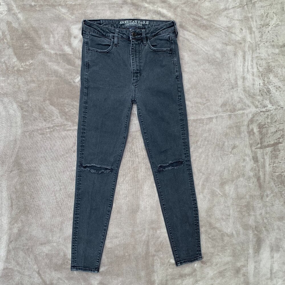 American Eagle Super High Rise Super Stretch Jeggings Sz6
